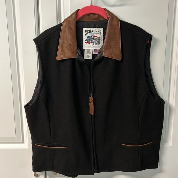 COPY - SCHAEFER 4 ladies wool vest’s ,Black,Red& Grey. 3 for $225./$75ea - Picture 2 of 16
